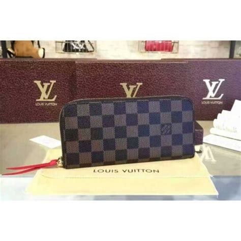 louis vuitton damier ebene canvas clemence wallet replica|Products by Louis Vuitton: Clémence Wallet.